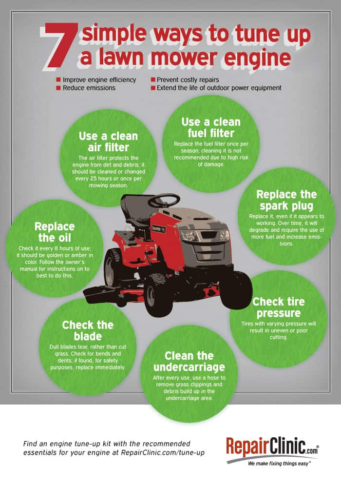 7 ways to tune up a lawn mower engine