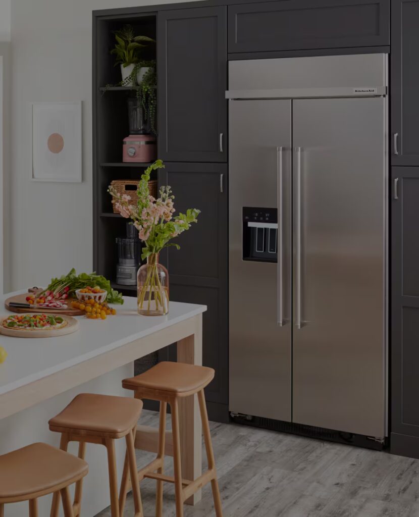 Modern refrigerator that has problems with the freezer drain that keeps freezing